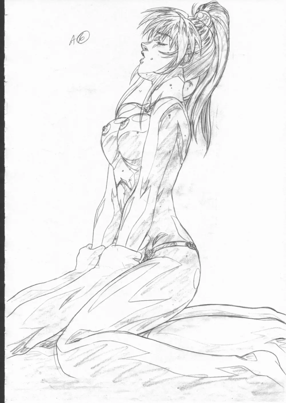 Bible Black バイブルブラック 虎の穴購入特典 原画_レイアウト資料集 Page.47