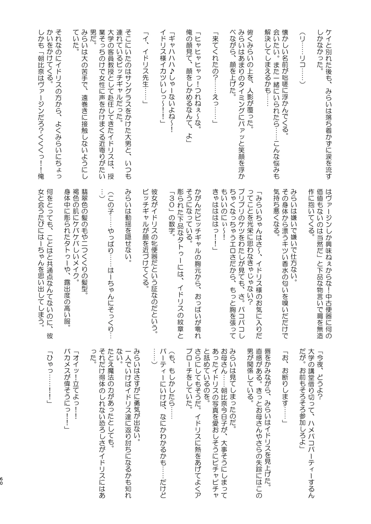 今 ご主人様大好きのドスケベエロ魔法つかいっていいました！? Page.60
