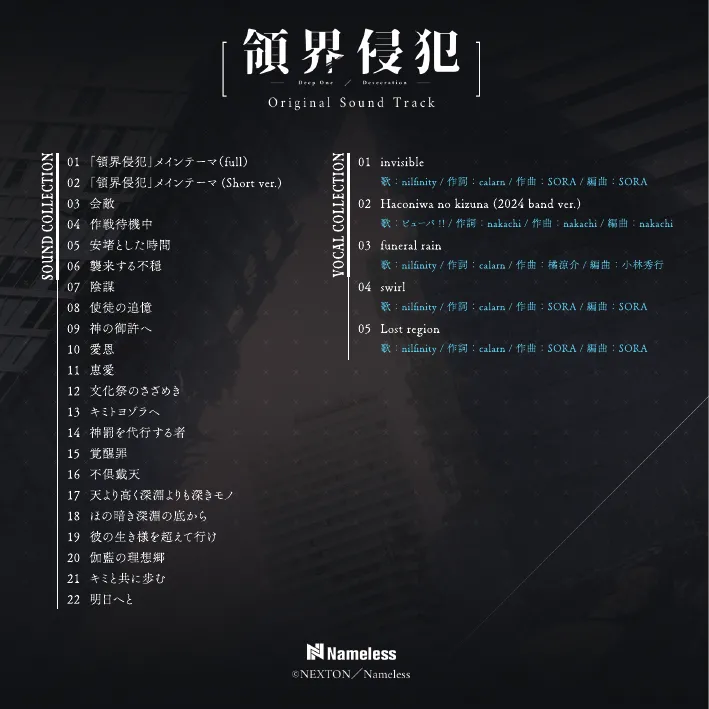 [Nameless] DeepOne-領界侵犯- アートワークス設定資料 + サウンドトラック Page.29