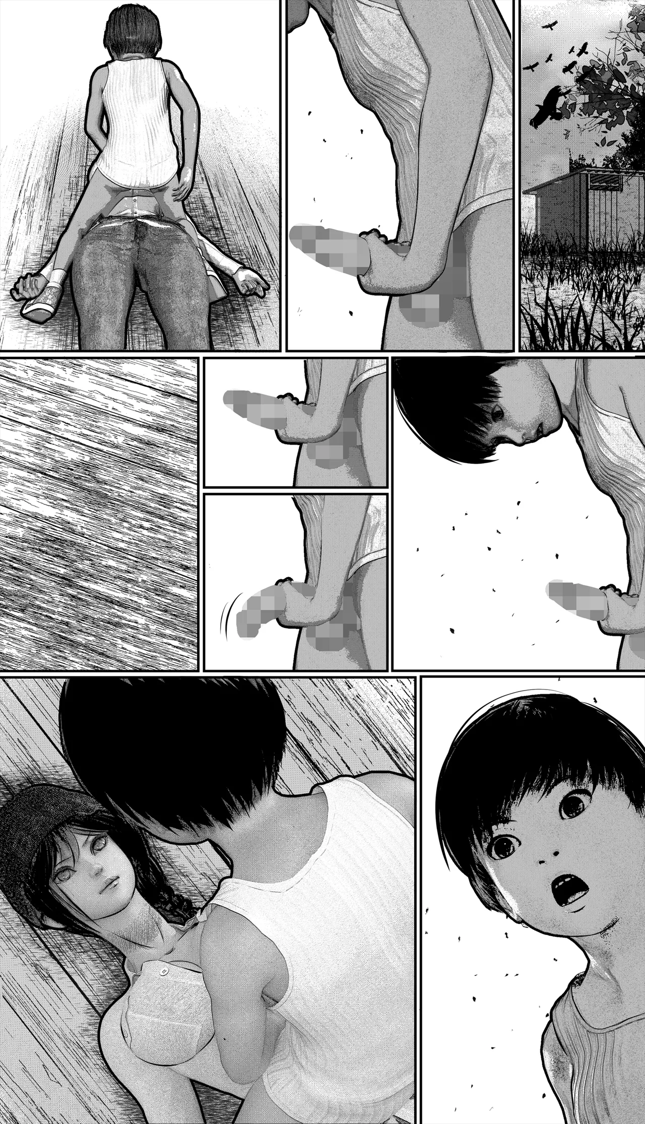 首絞め!漫画・スナッフシリーズ「三部作総集編」/首絞めリョナ・コミック作品 Page.103