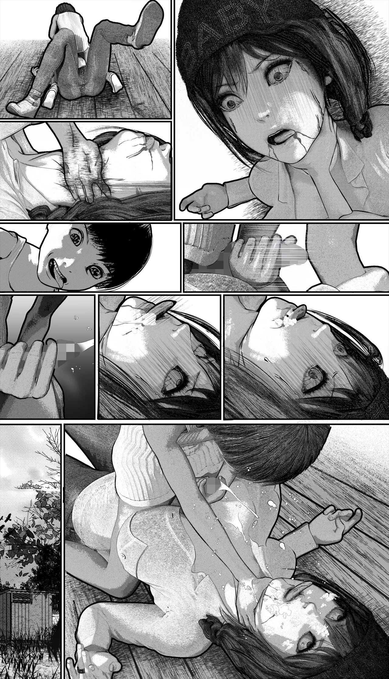 首絞め!漫画・スナッフシリーズ「三部作総集編」/首絞めリョナ・コミック作品 Page.108