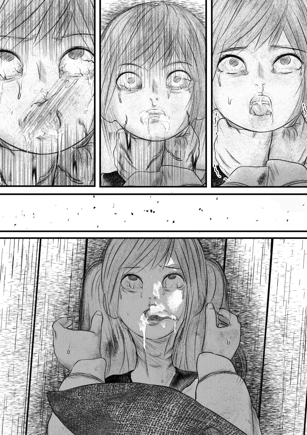首絞め!漫画・スナッフシリーズ「三部作総集編」/首絞めリョナ・コミック作品 Page.76