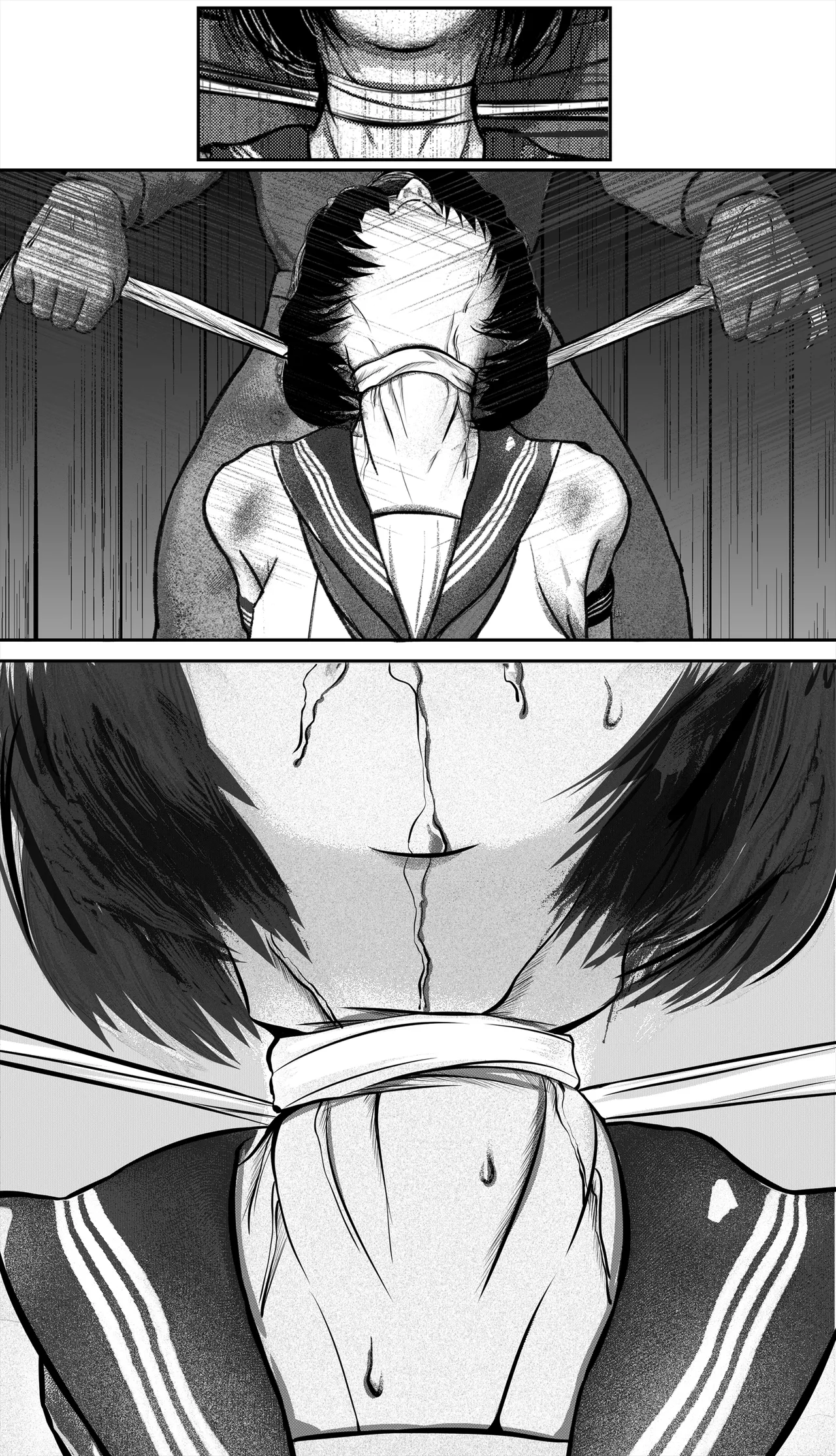 首絞め!漫画・スナッフシリーズ「三部作総集編」/首絞めリョナ・コミック作品 Page.90