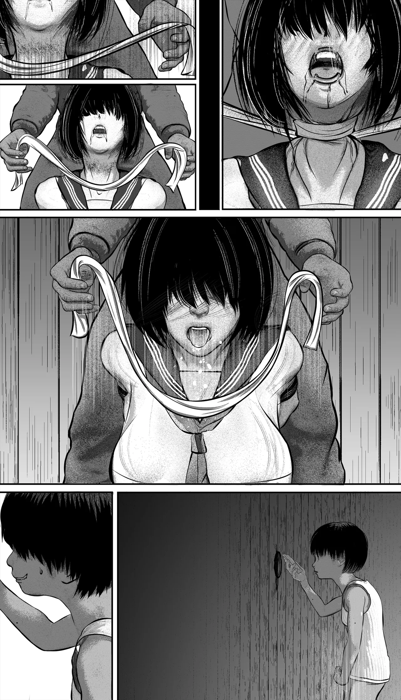 首絞め!漫画・スナッフシリーズ「三部作総集編」/首絞めリョナ・コミック作品 Page.91