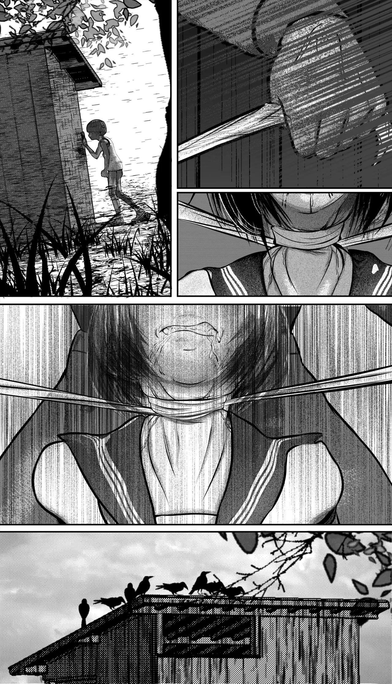 首絞め!漫画・スナッフシリーズ「三部作総集編」/首絞めリョナ・コミック作品 Page.92