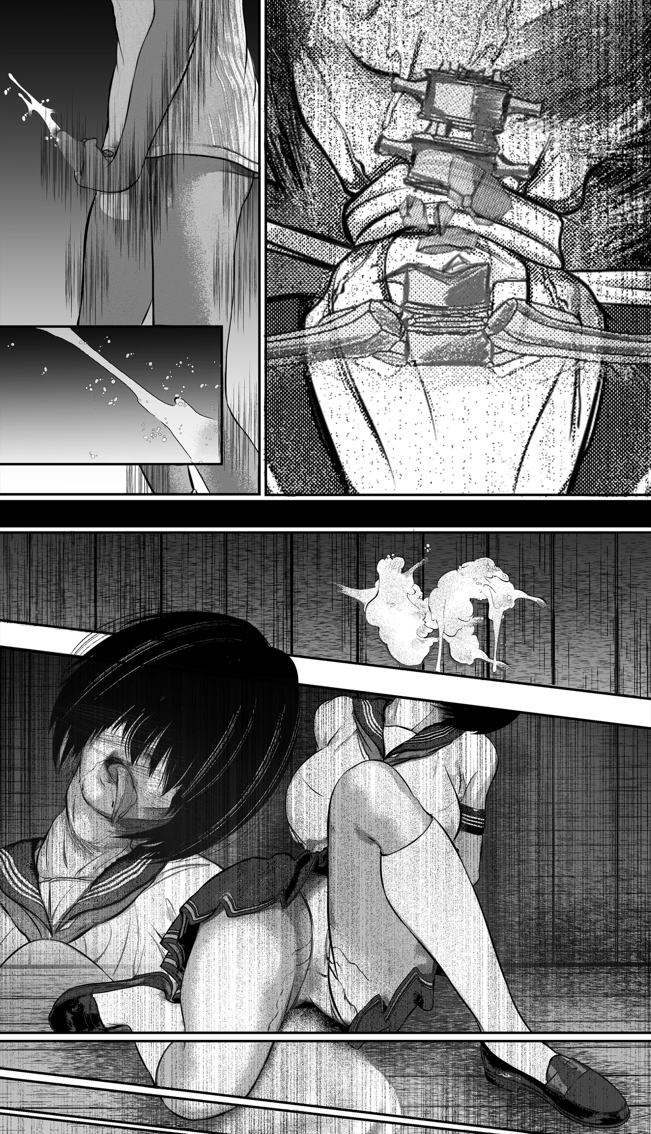 首絞め!漫画・スナッフシリーズ「三部作総集編」/首絞めリョナ・コミック作品 Page.94