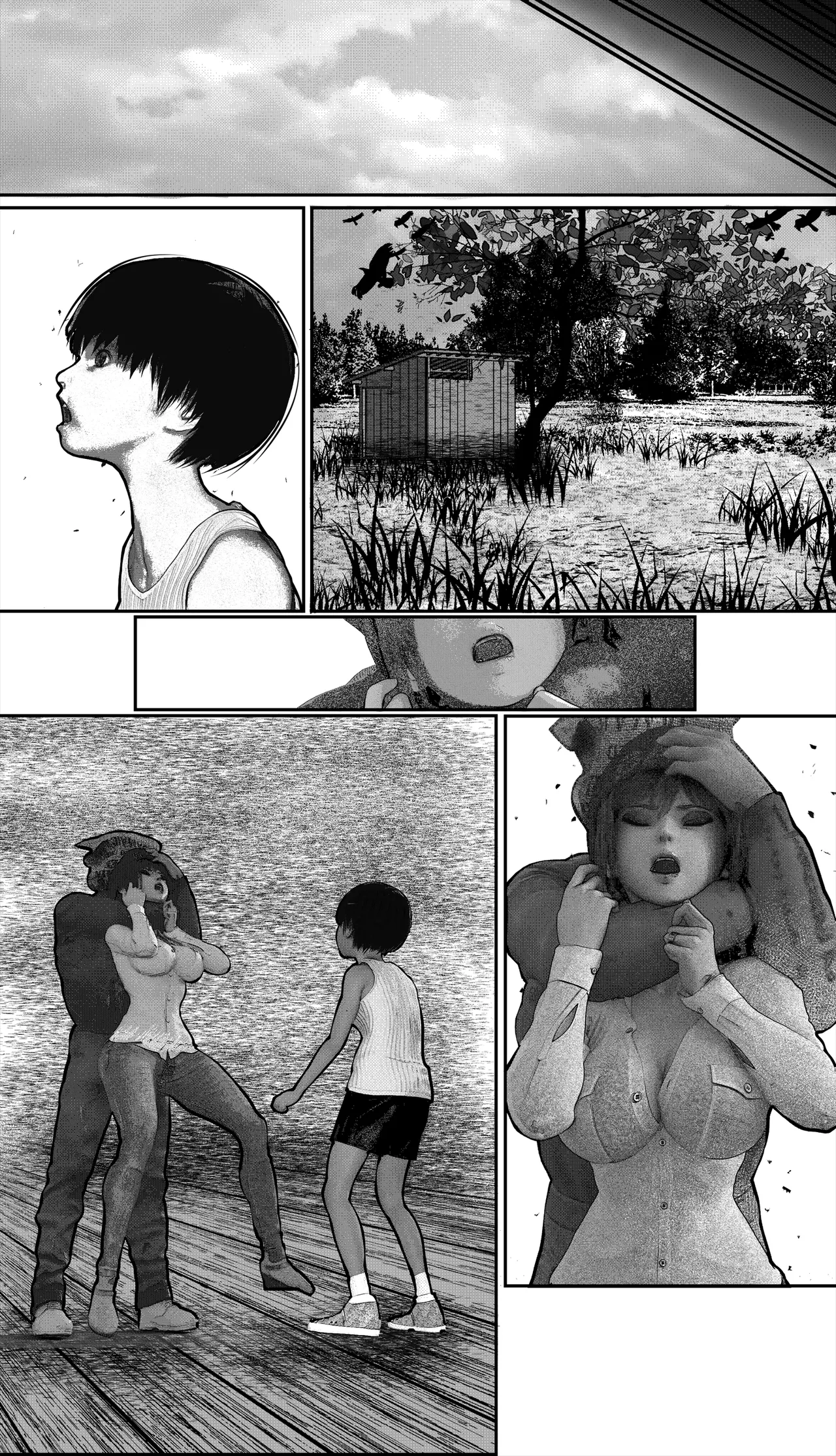 首絞め!漫画・スナッフシリーズ「三部作総集編」/首絞めリョナ・コミック作品 Page.99