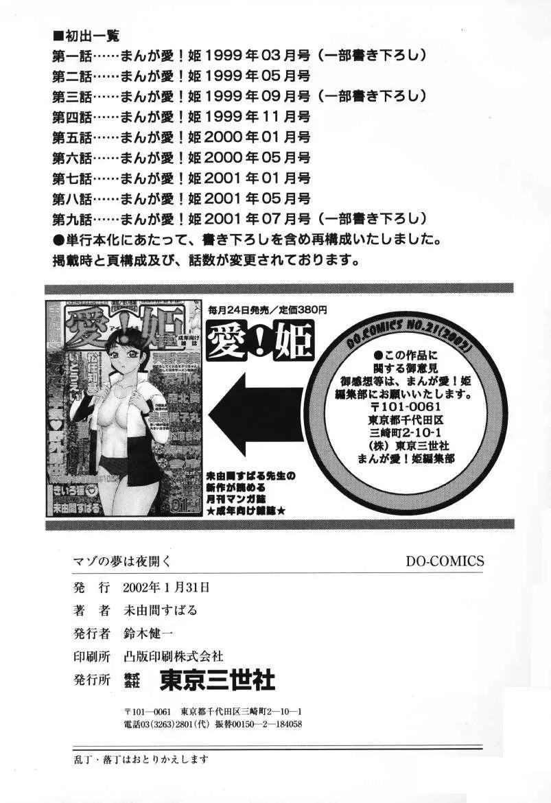 マゾの夢は夜開く Page.167