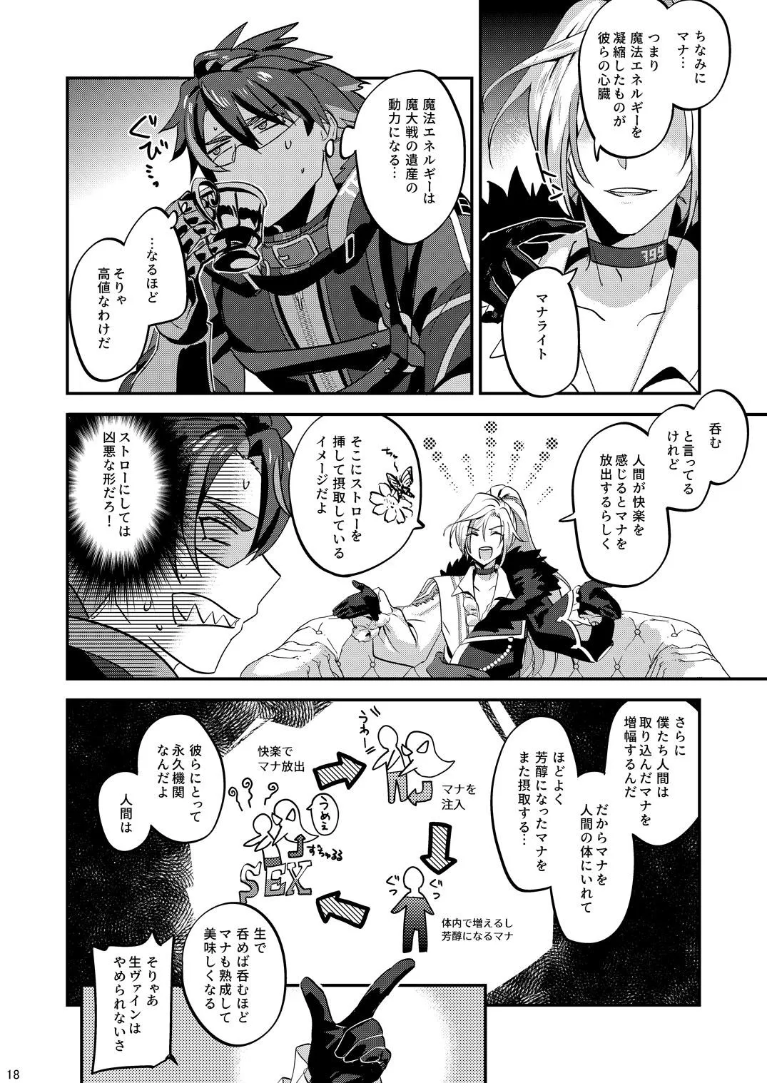 幽鬼は葡萄酒の杯を倾けた 2 Page.18