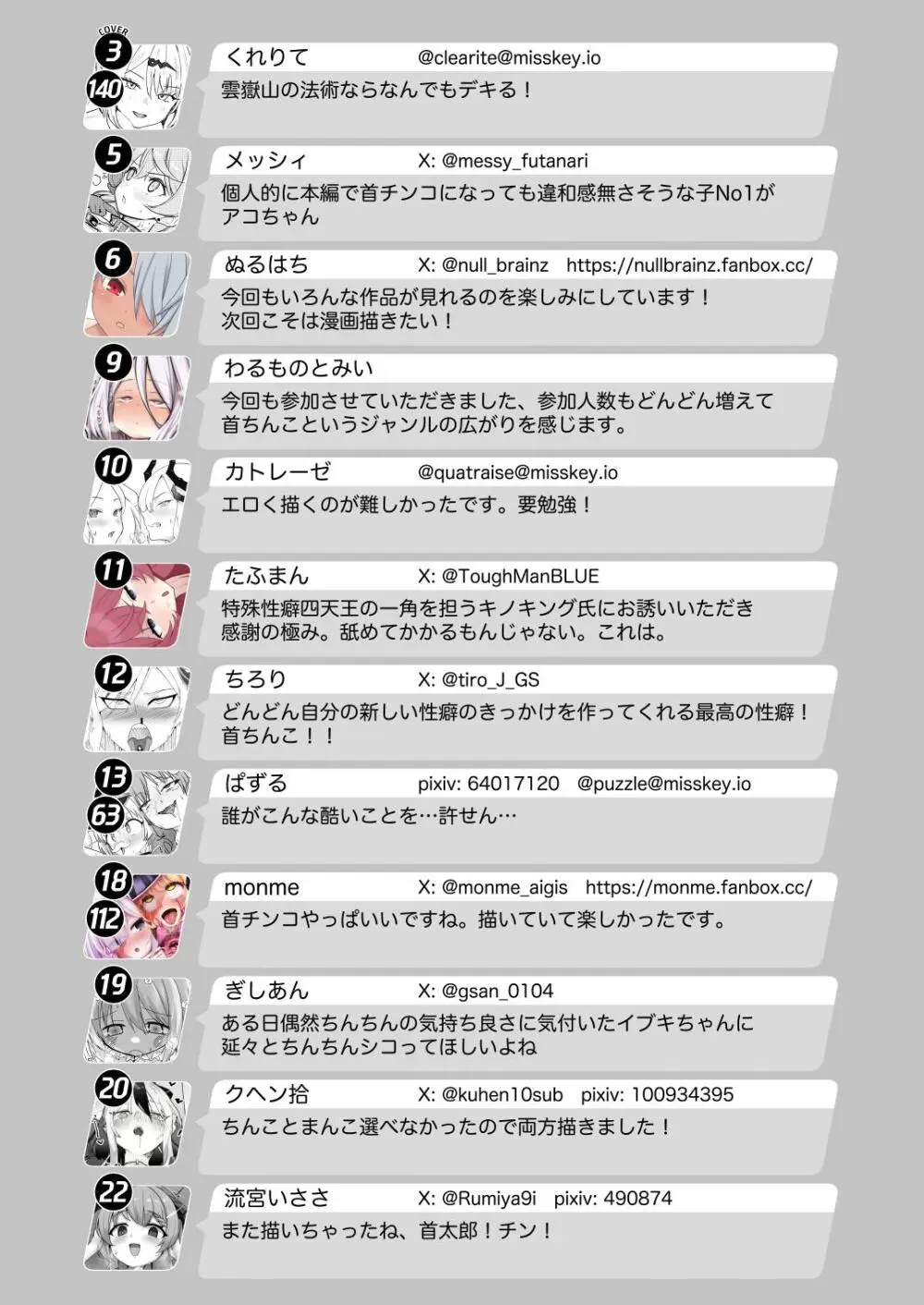 Dick Neck Mix! 4 首チンコ合同誌 Vol.4 Page.160
