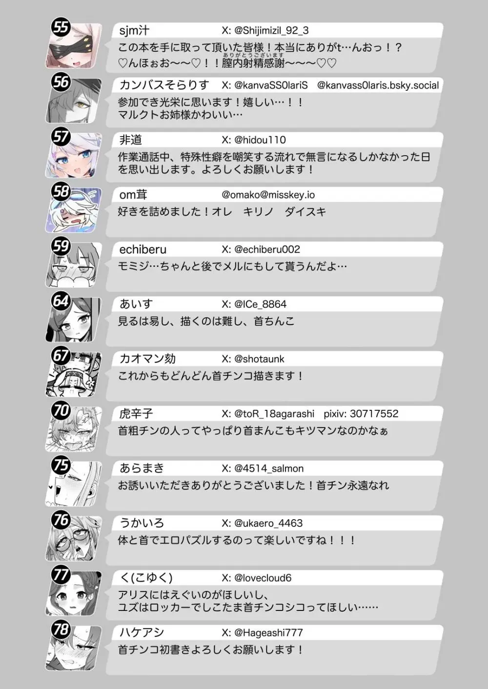 Dick Neck Mix! 4 首チンコ合同誌 Vol.4 Page.162