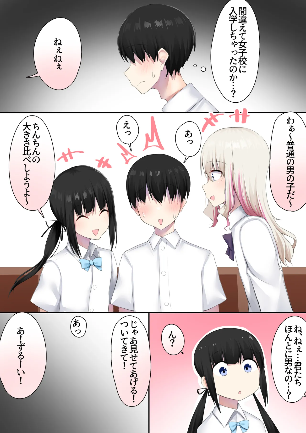 男子校に入学したら俺以外全員男の娘だった Page.4