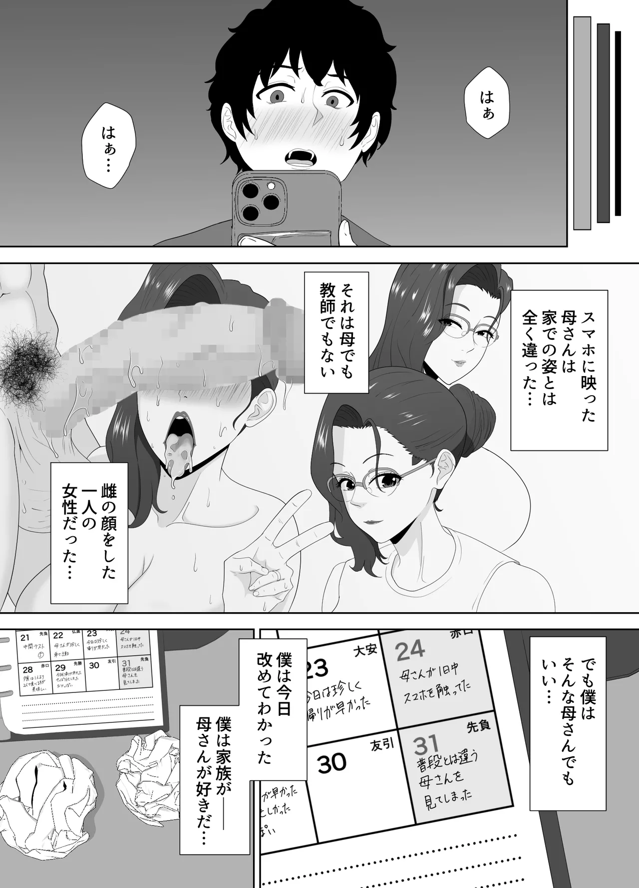 放課後に堕ちた母 スマホに残された記録 Page.88