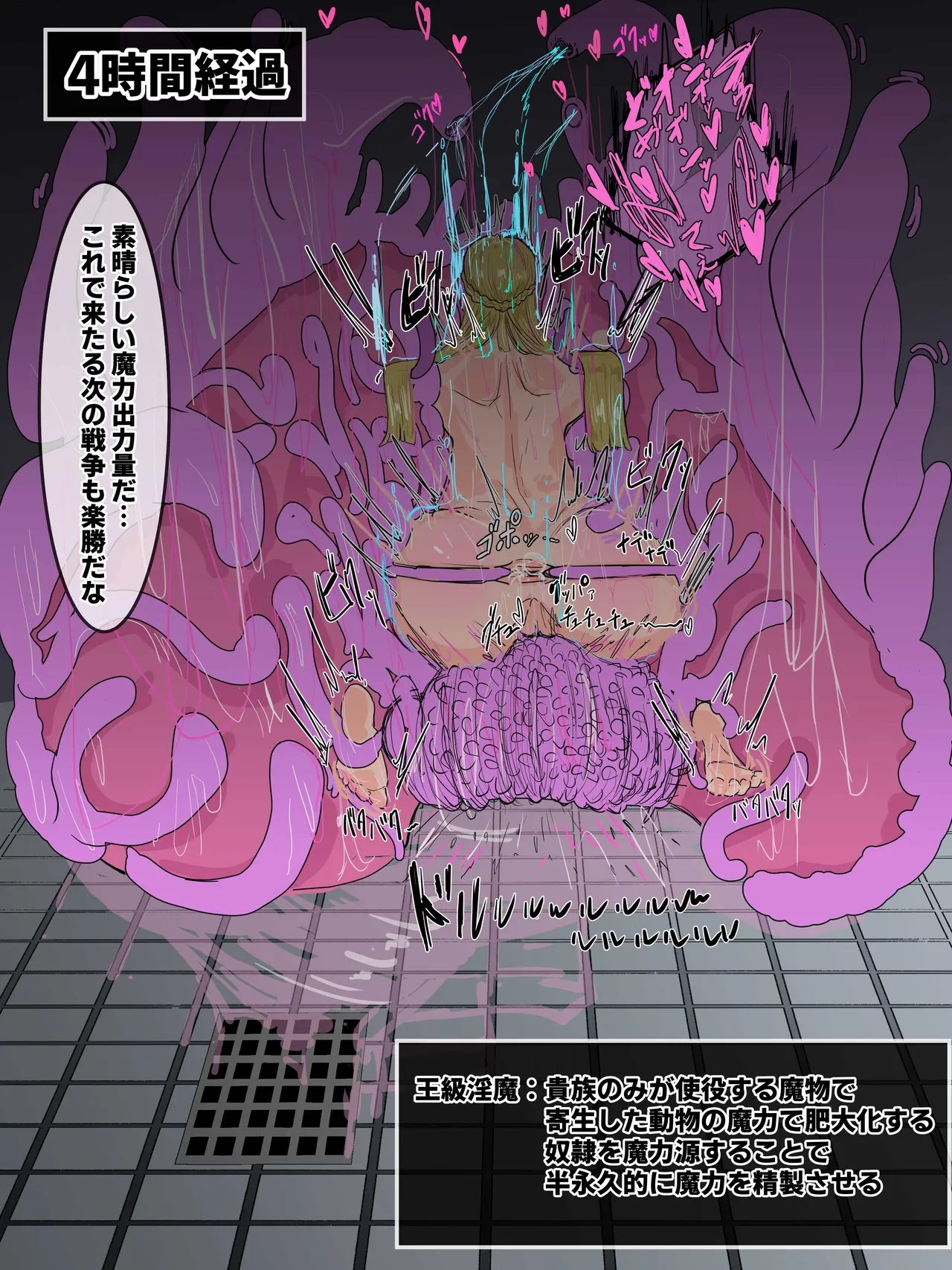 敗戦国の王妃を『半自動魔力製造機』にする話 Page.3