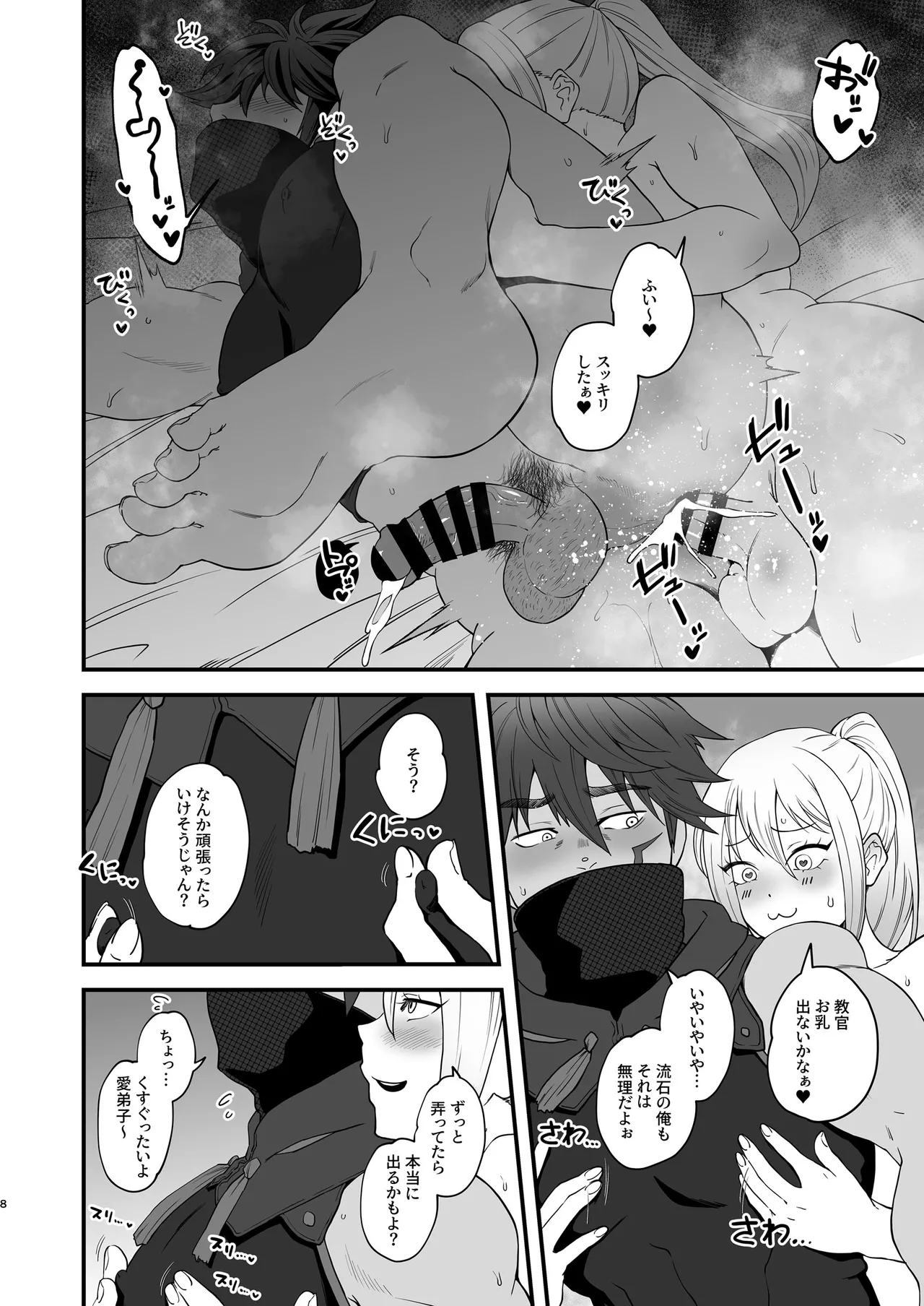 教官のせいでジ〇オウガが狩れないので超勃起力性欲解放突きさせてください!! Page.8