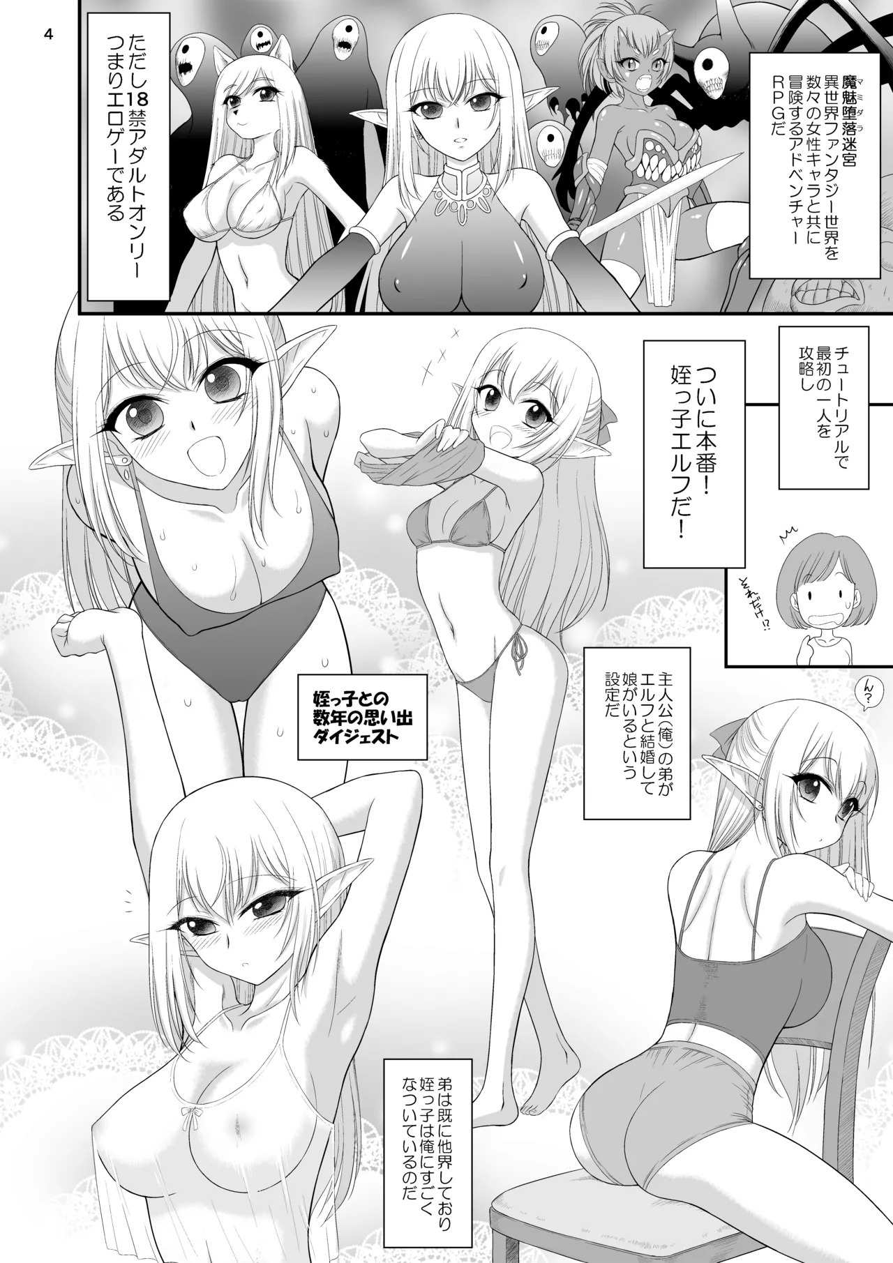 魔魅の迷宮 姪っ子エルフ編 Page.4