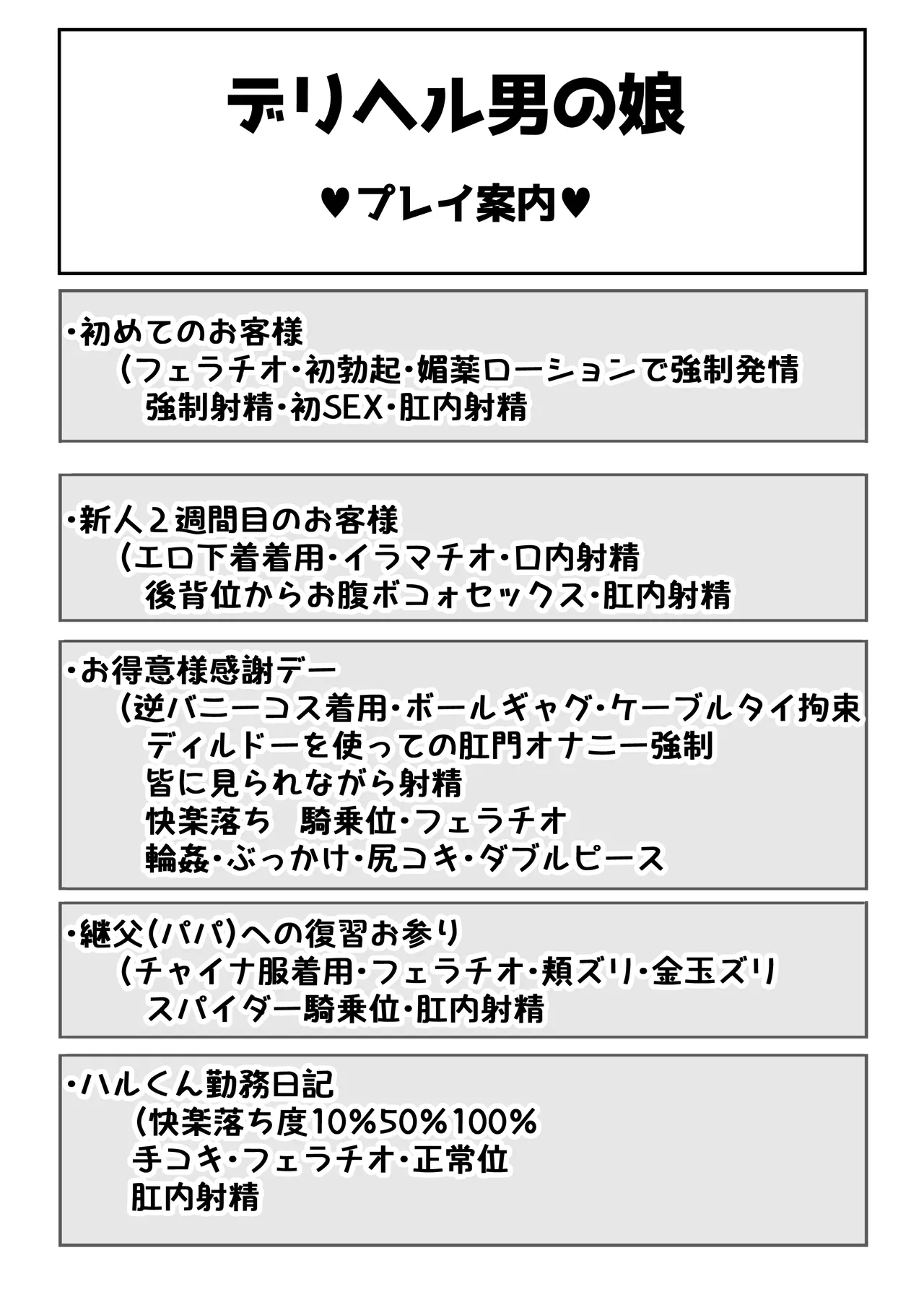 デリヘル男の娘レポート1.5ボクが男の娘になった理由 Page.257