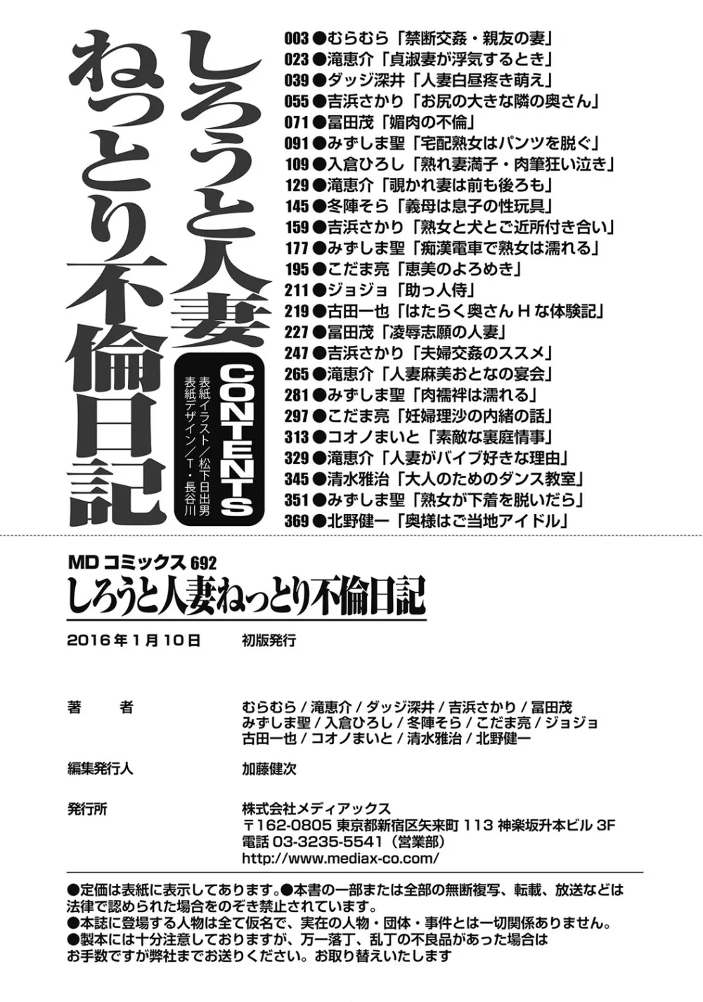しろうと人妻ねっとり不倫日記 Page.384