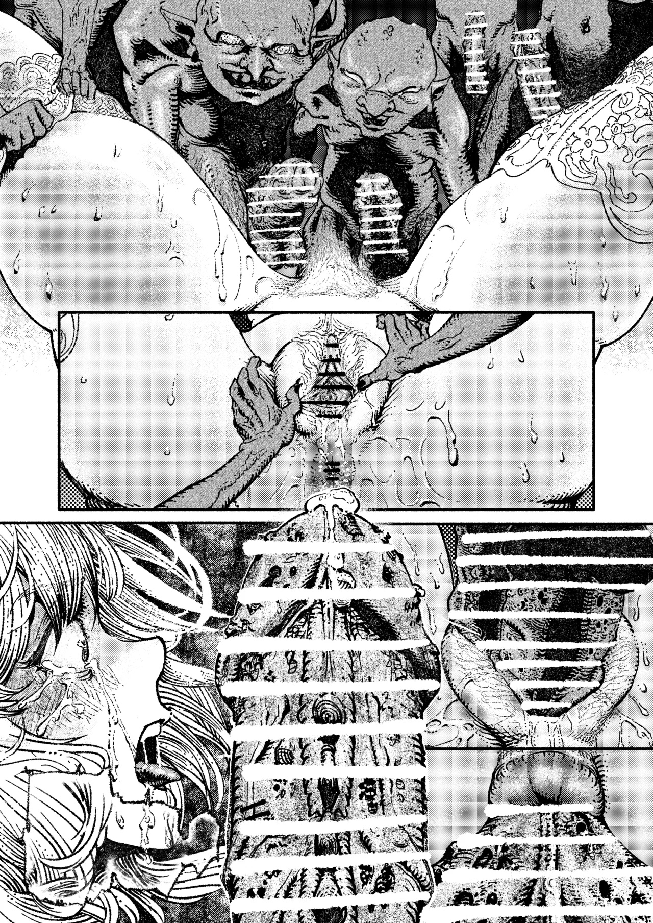 緑珠の記録 豊艶な侍祭の獣欲集団凌辱 Page.31