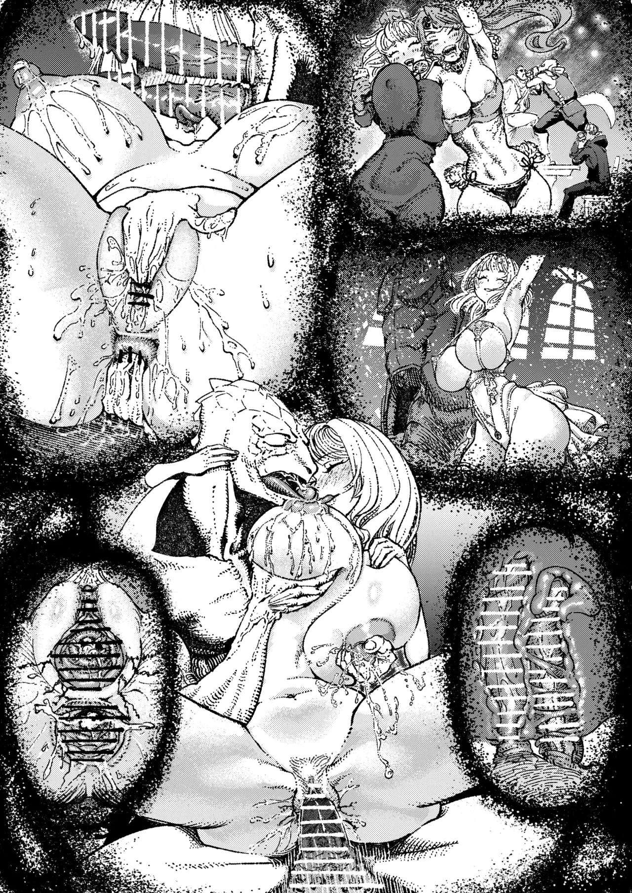緑珠の記録 豊艶な侍祭の獣欲集団凌辱 Page.34