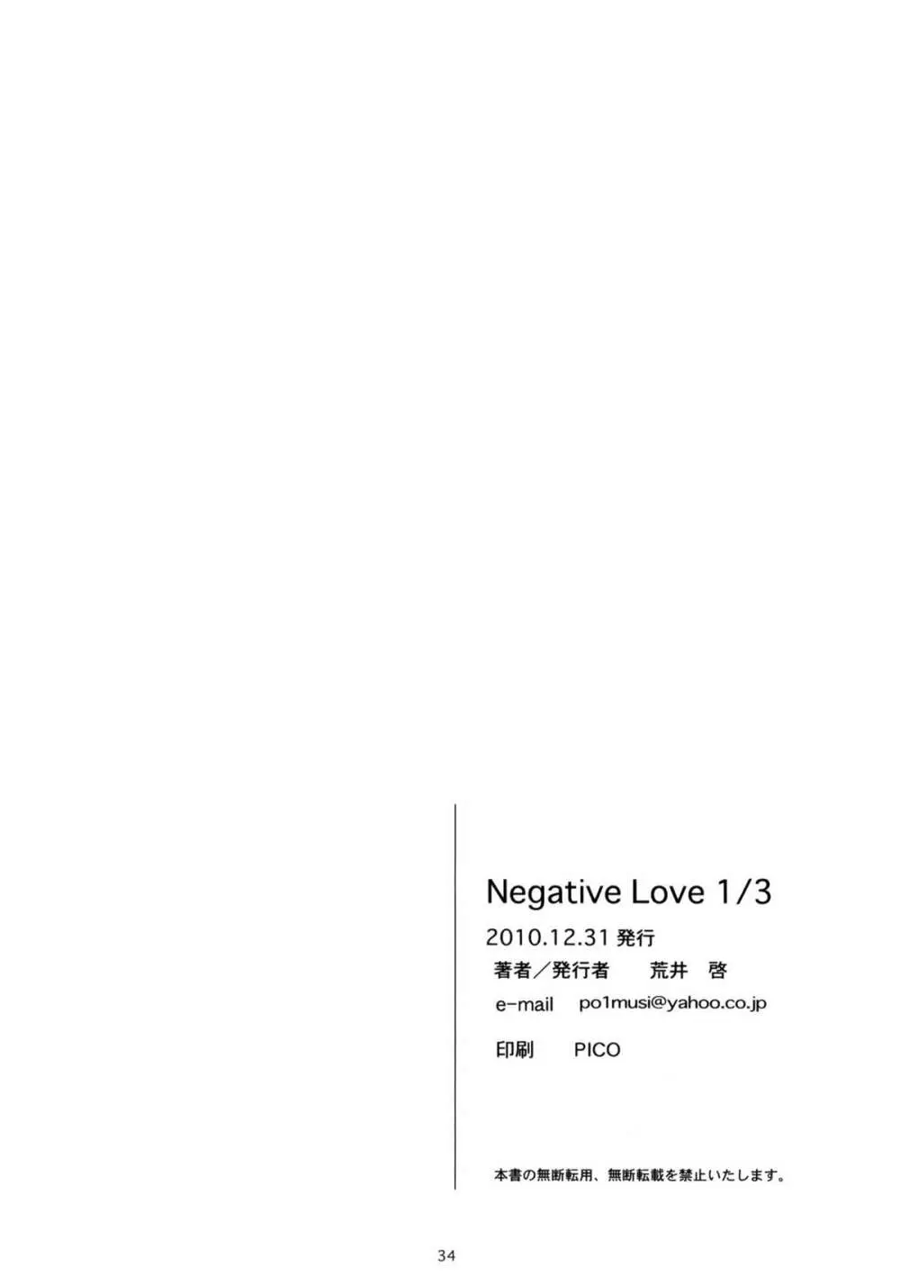 Negative Love 1/3 Page.33