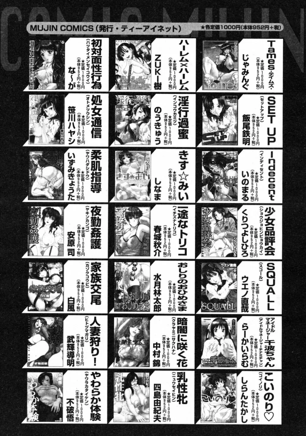 COMIC MUJIN 2008年6月号 Page.663