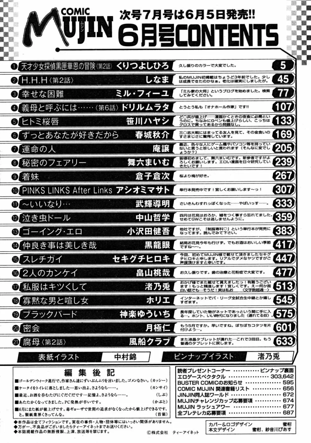 COMIC MUJIN 2008年6月号 Page.690