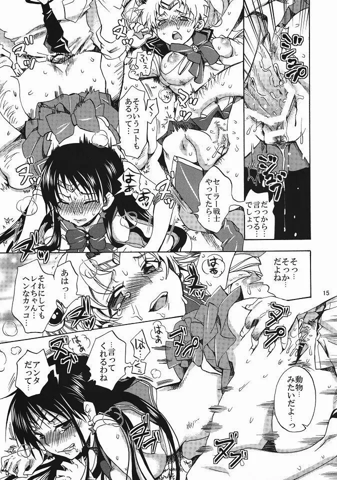 美少女戦士におしおき! Page.14