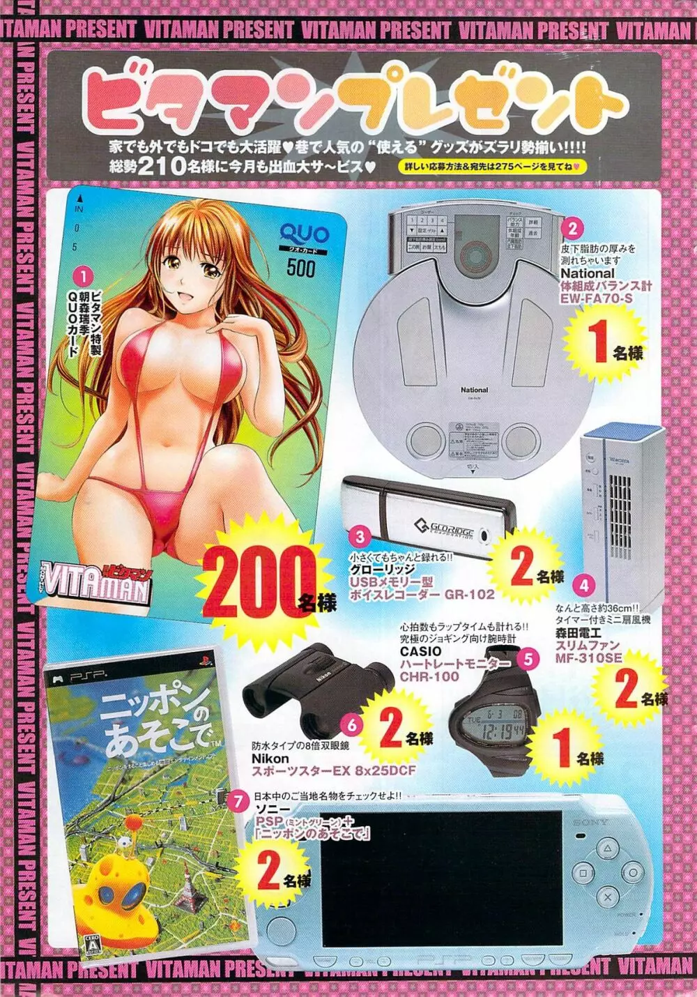 月刊 ビタマン 2008年8月号 Page.279