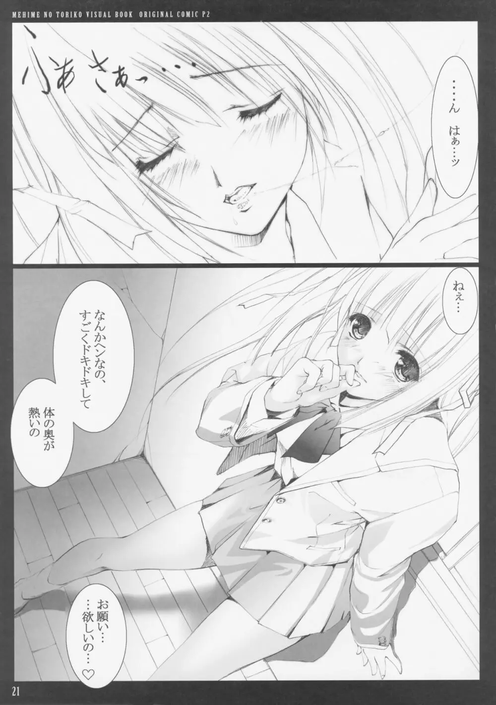 牝姬の虜 ~廢校舍の制服少女~ 予約特典冊子 Page.18