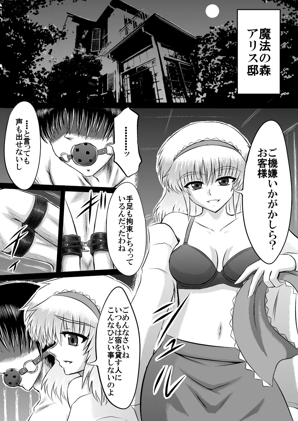 大魔女アリス=マーガトロイドの専属オナホ Page.2