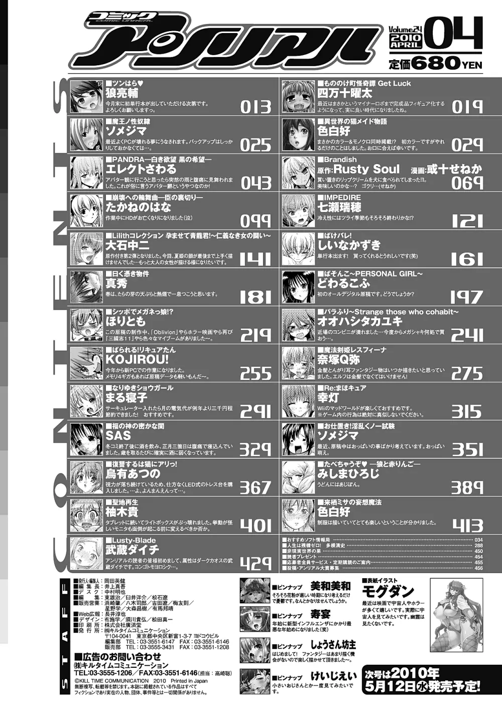 コミックアンリアル 2010年4月号 Vol.24 Page.455