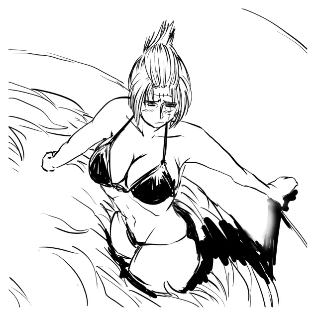 月詠が触手風呂で嬲られるっ! Page.8