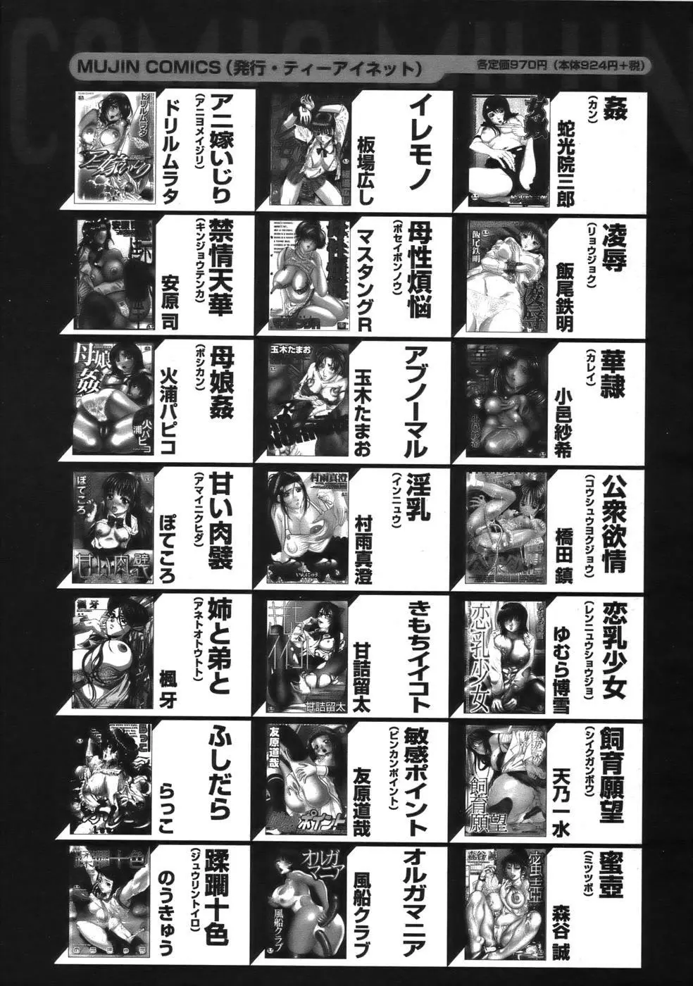 COMIC MUJIN 2006年9月号 Page.677