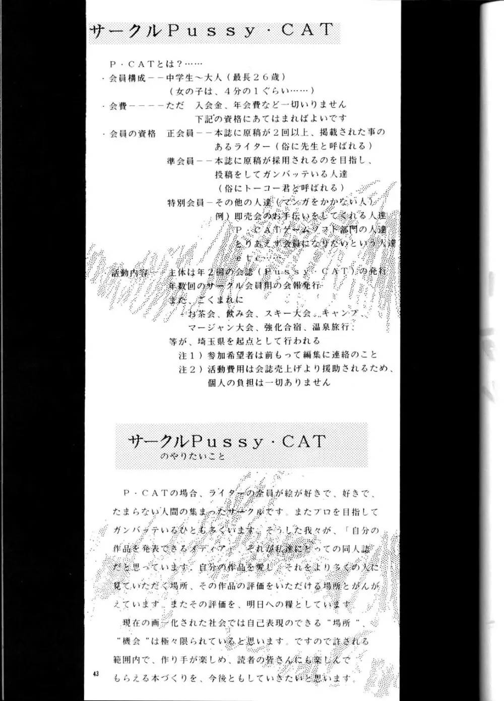 PUSSY・CAT Vol.21 3×3のパイちゃん本 Page.42