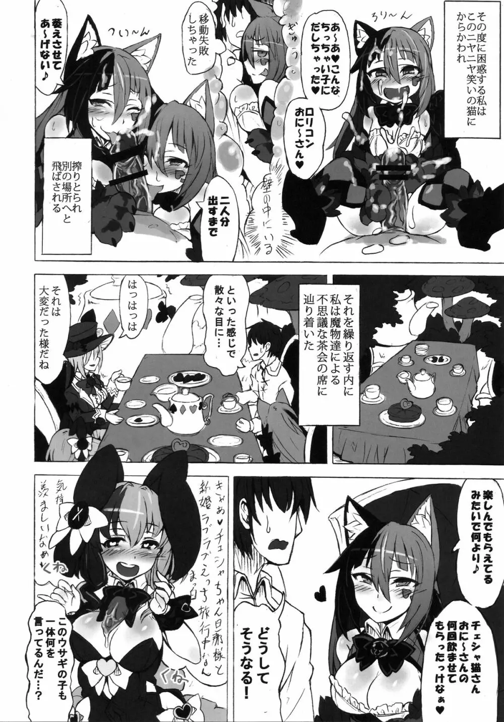 魔物娘図鑑・被害報告 ~チェシャ猫のおいでませ不思議の国~ Page.14