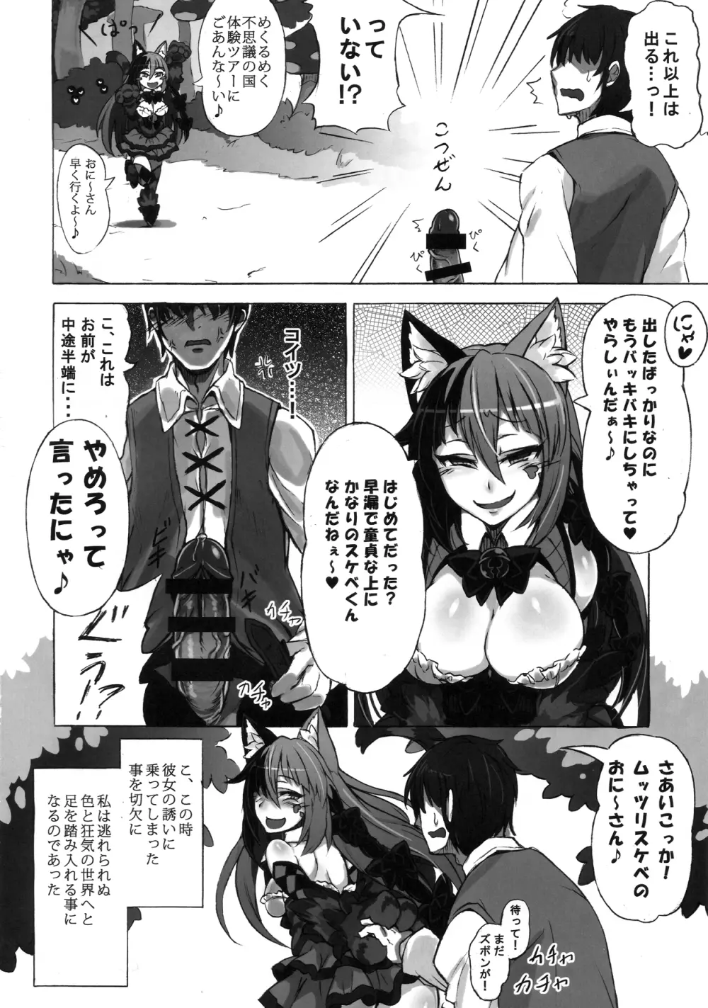魔物娘図鑑・被害報告 ~チェシャ猫のおいでませ不思議の国~ Page.8