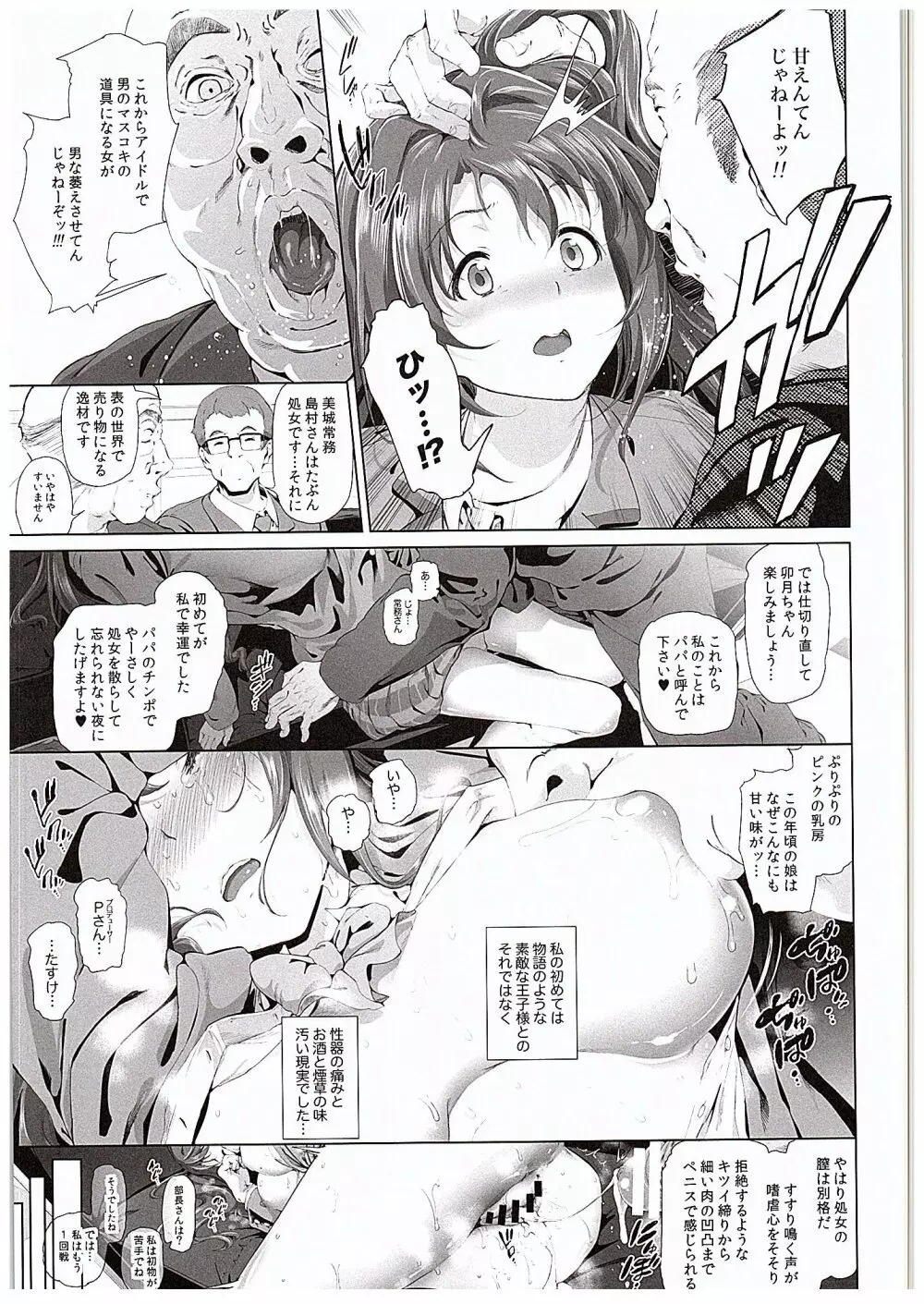 島村卯月の肉体接待 ~美城常務がアイドル食い大好きエロオヤジだった世界~ Page.6